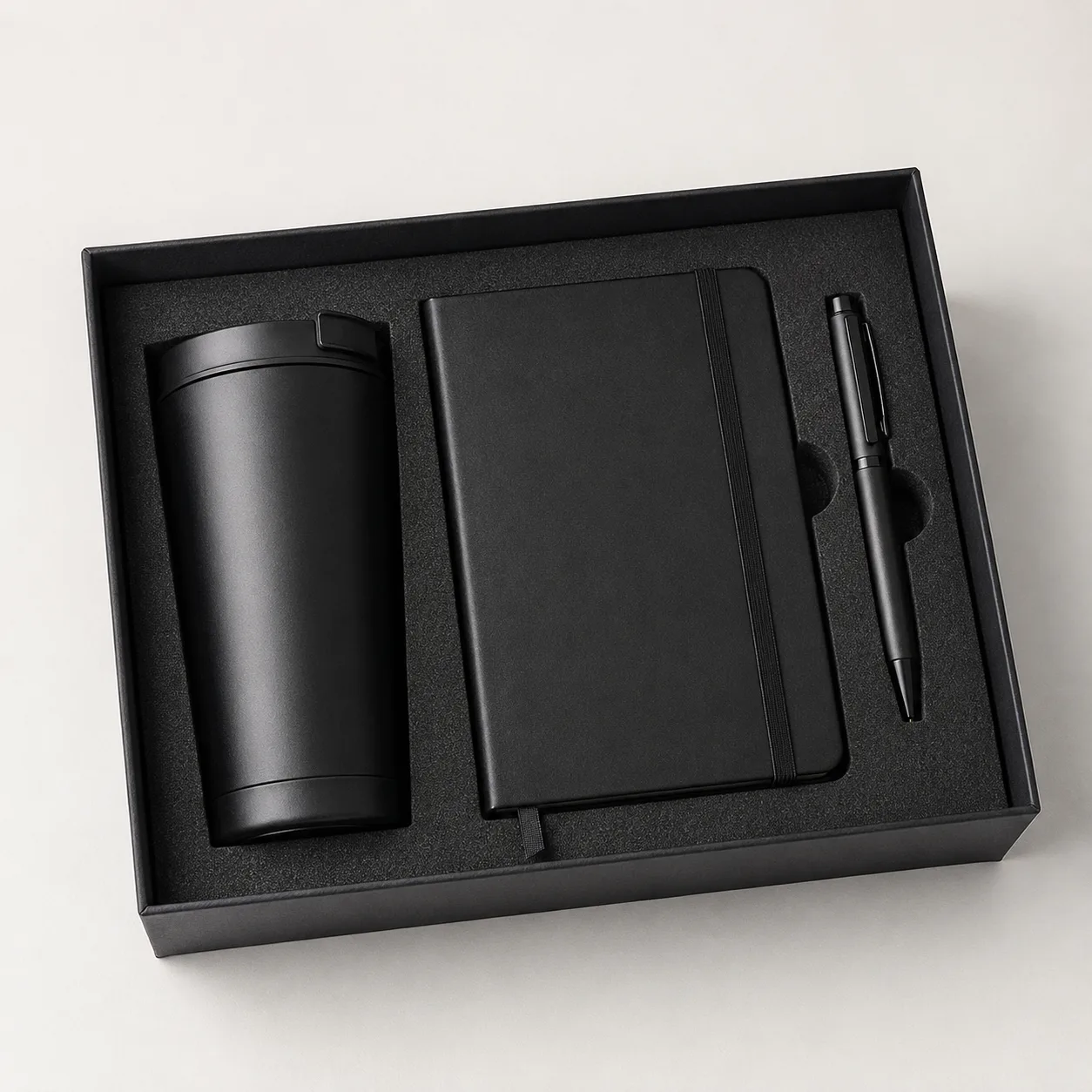 Tumbler, Notebook & Pen